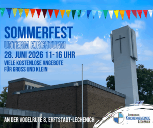 Mehr über den Artikel erfahren Sommerfest unterm Kirchturm am 28. Juni